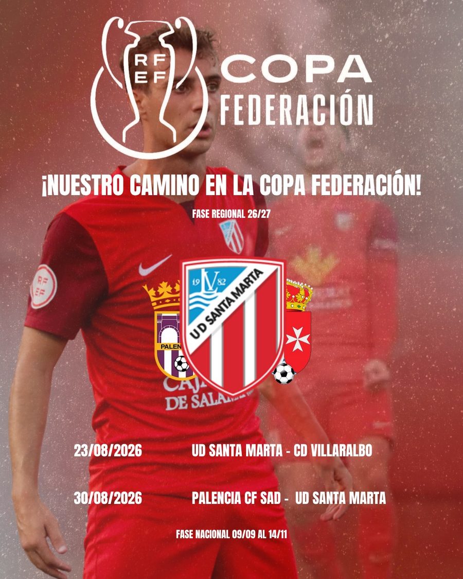 Publicación Copa Federación · UD Santa Marta
